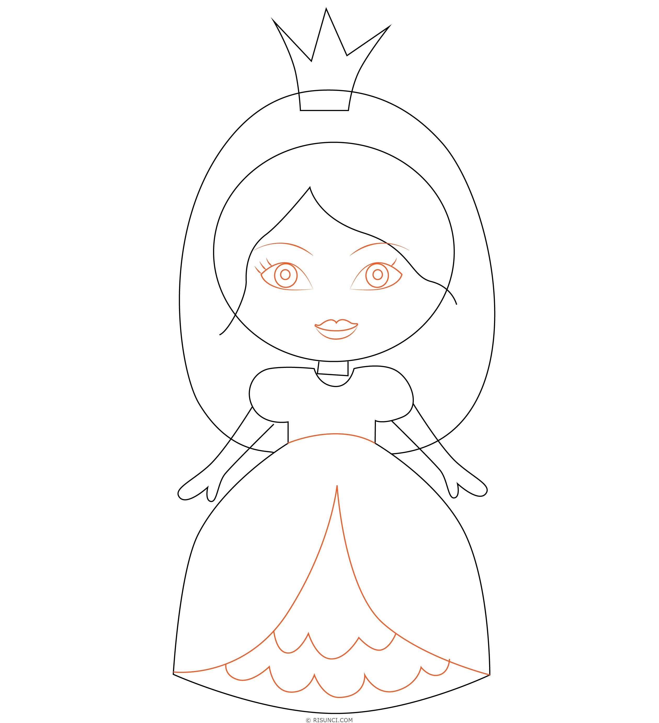 Как рисовать милых сказочных принцесс