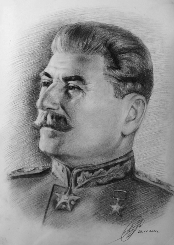 Нарисовать сталина
