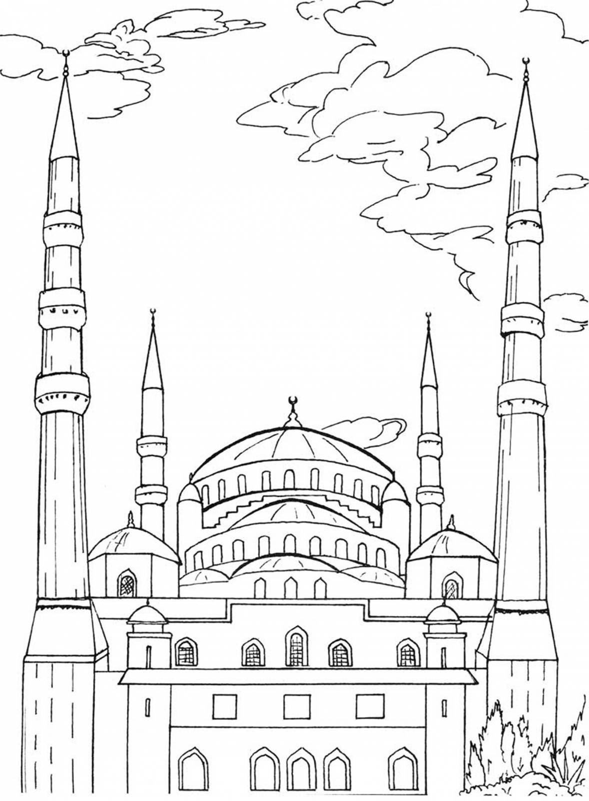 Раскраски мечеть