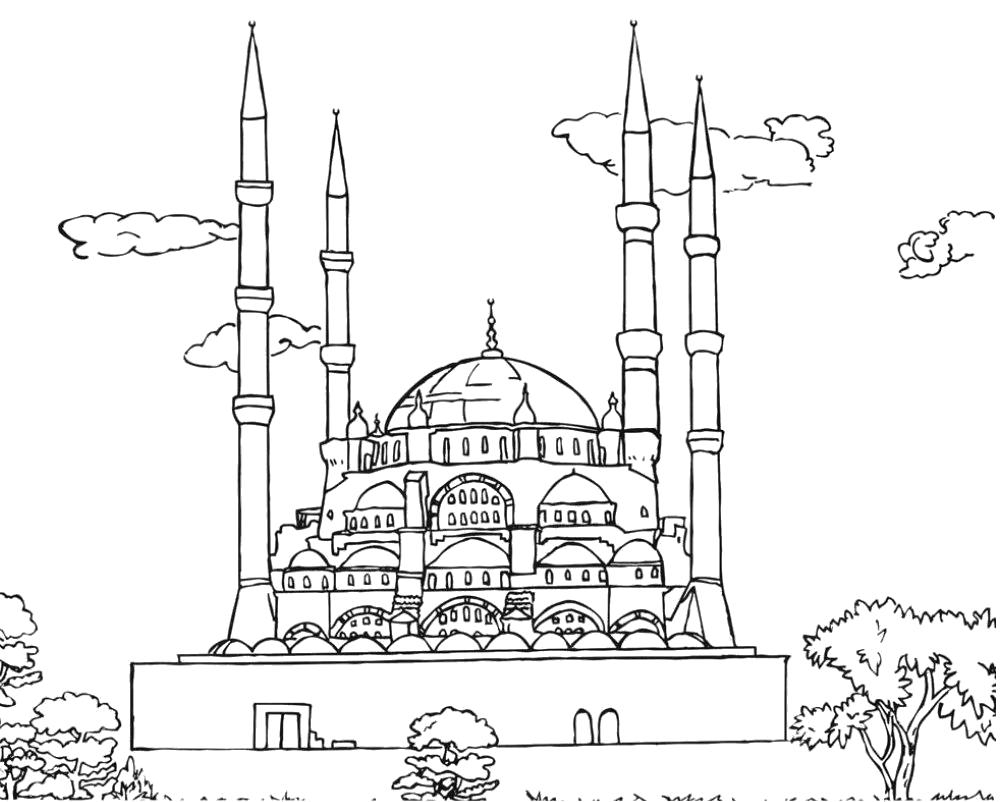 Векторы по запросу Рисунок мечети