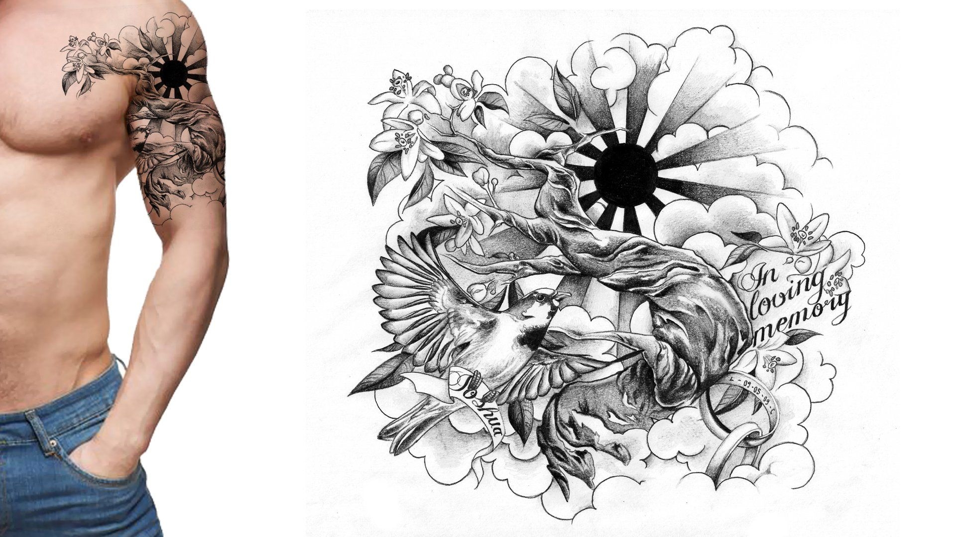 Эскизы татуировок для мужчин: 90+ эффектных вариантов на фото
