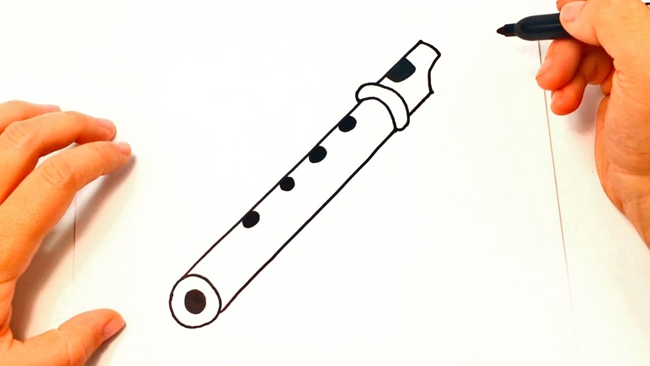 Флейта детский рисунок (49 фото)