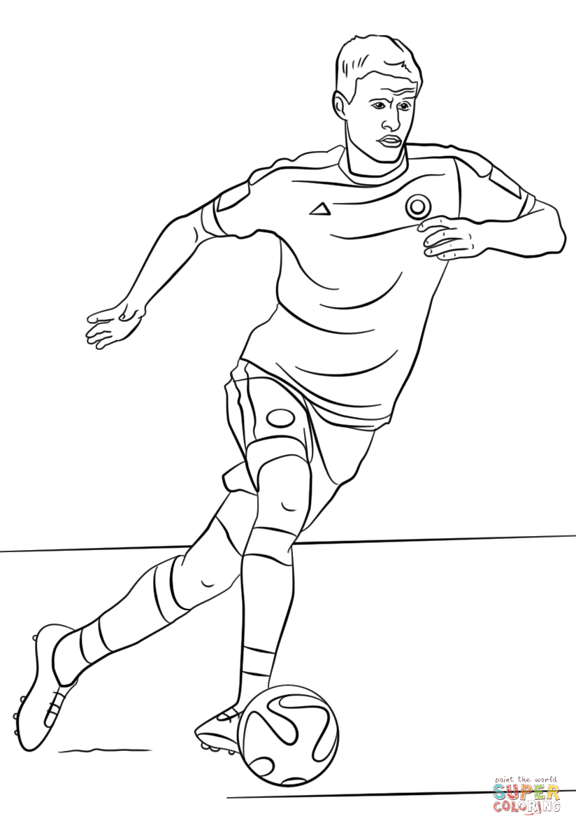Рисунок футболиста карандашом поэтапно - 54 фото