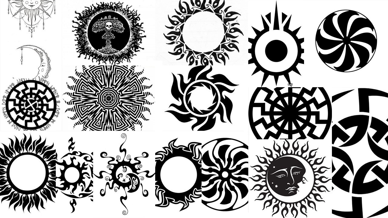 Черное солнце значение символа. Славянский символ солнца Коловрат. Ярило Солнцеворот. Черное солнце тату. Чёрное солнце тату эскизы.