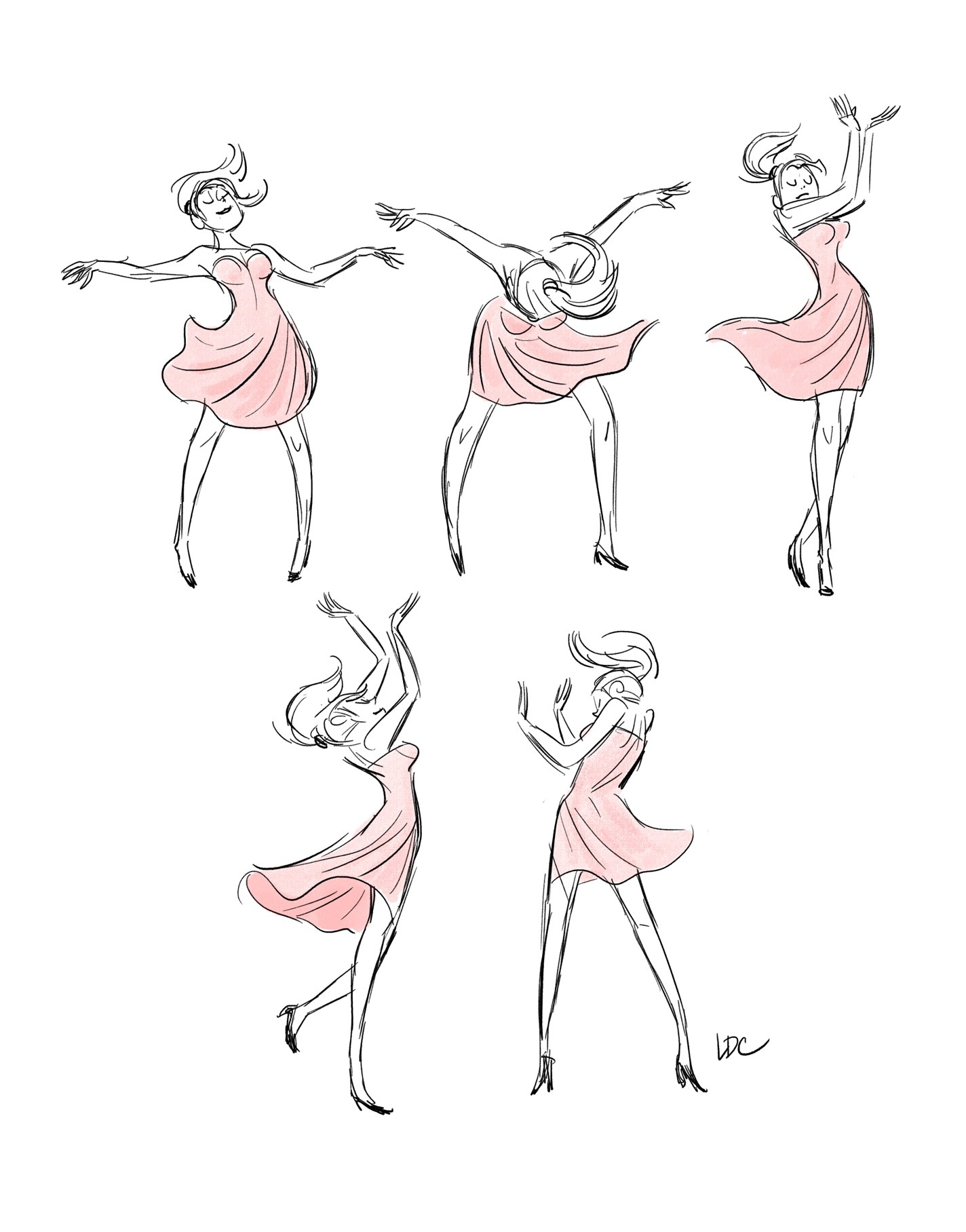 Поэтапные танцы
