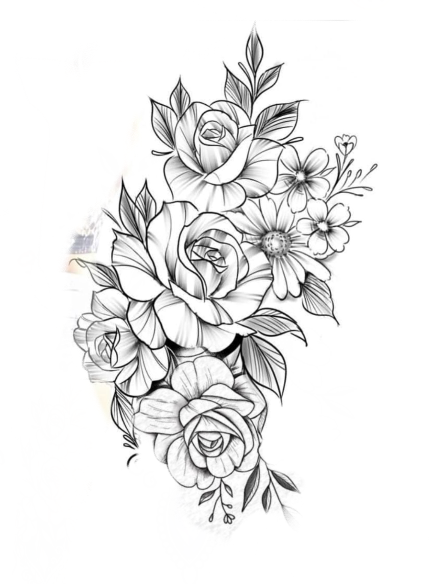 Татуировки цветы: значение и 2301 фото