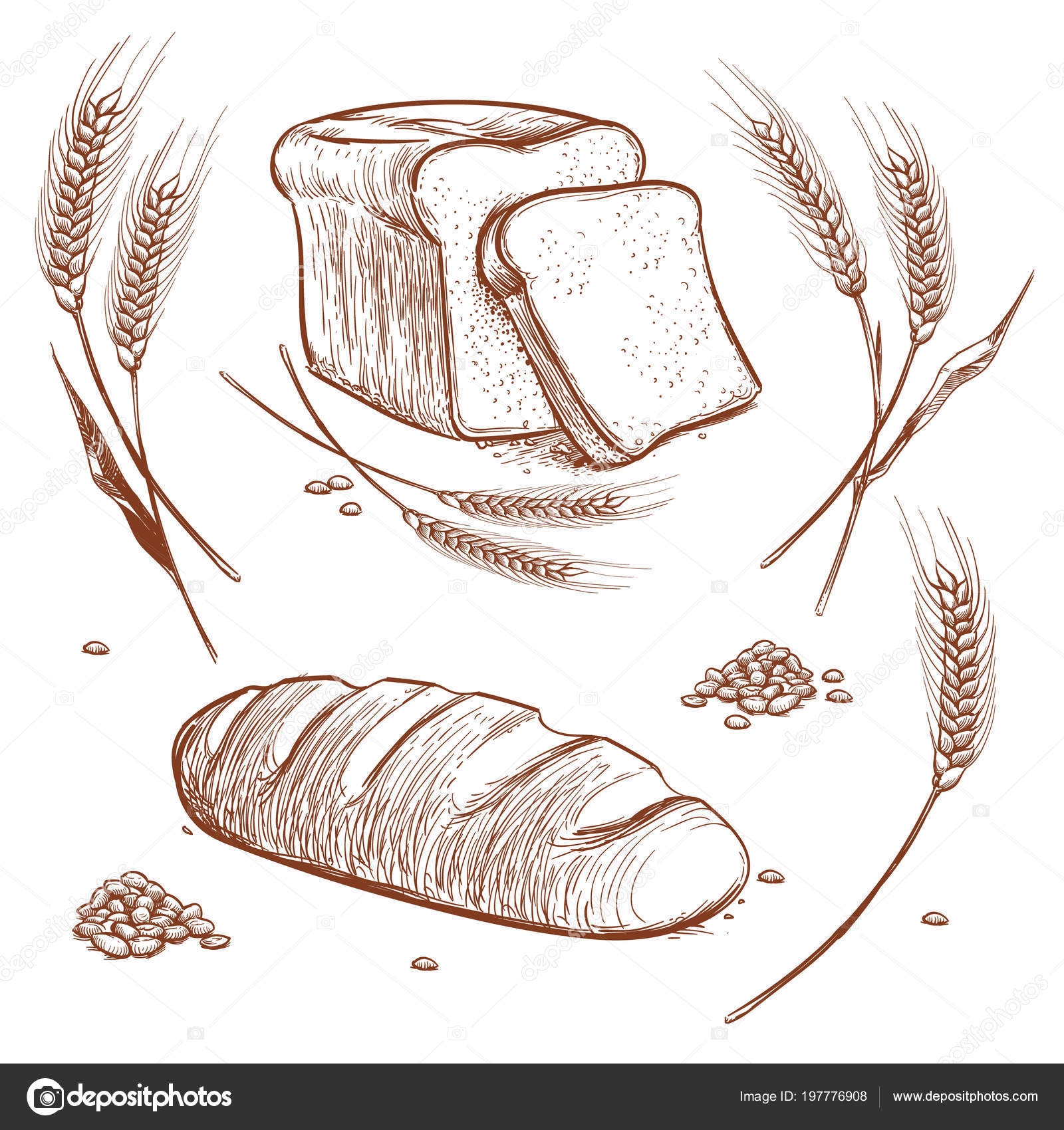 Идеи для срисовки хлеба карандашом легко и красиво поэтапно (89 фото)