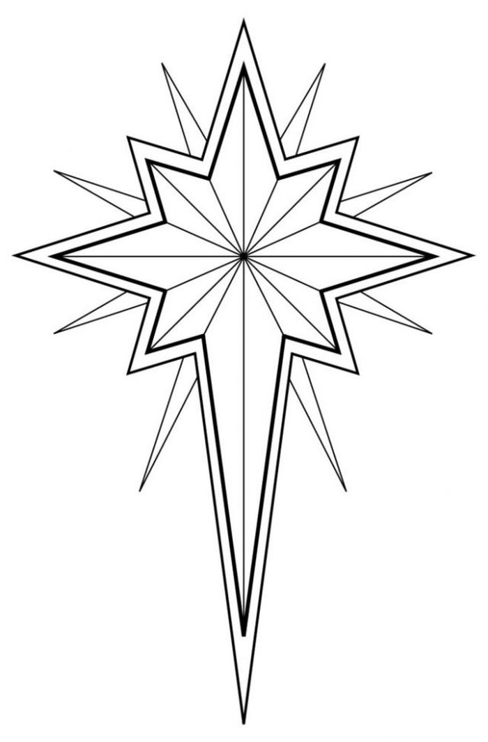 Как нарисовать Звезду Давида, Вифлеемская Звезда