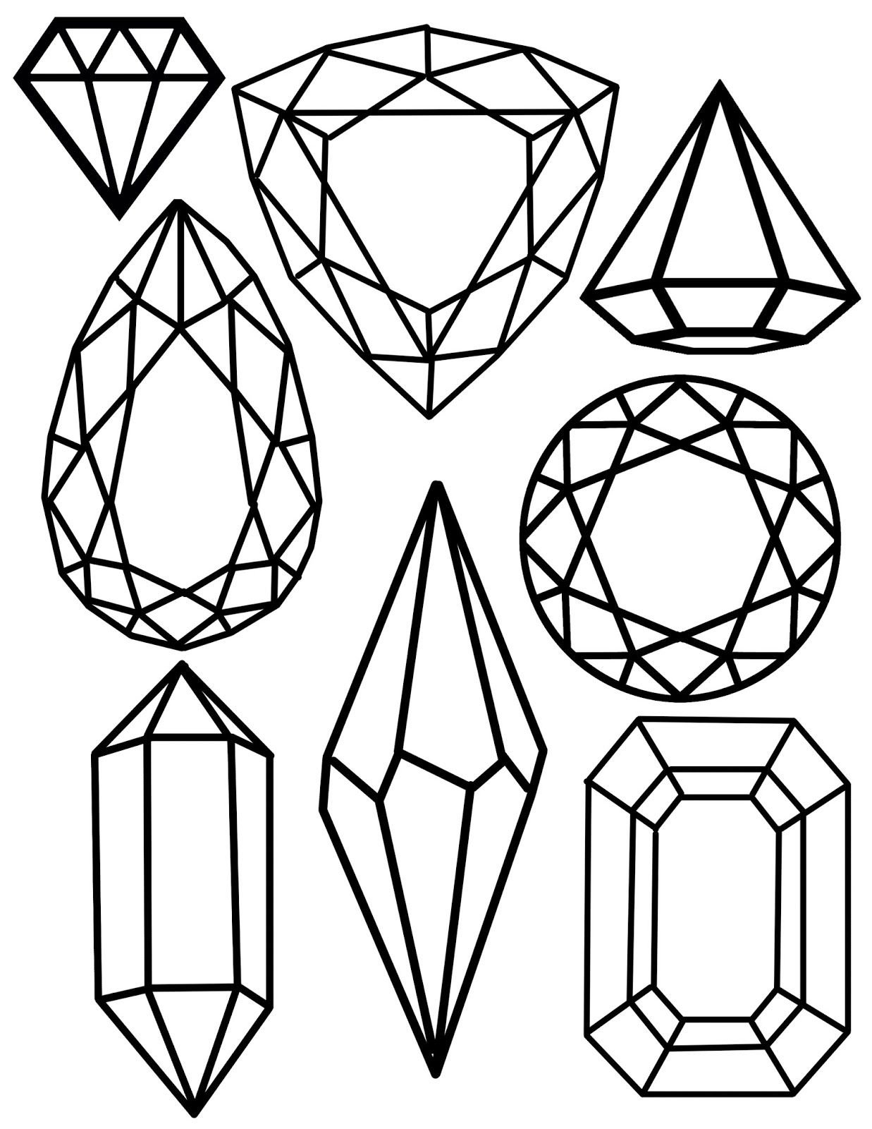 как нарисовать кристалл