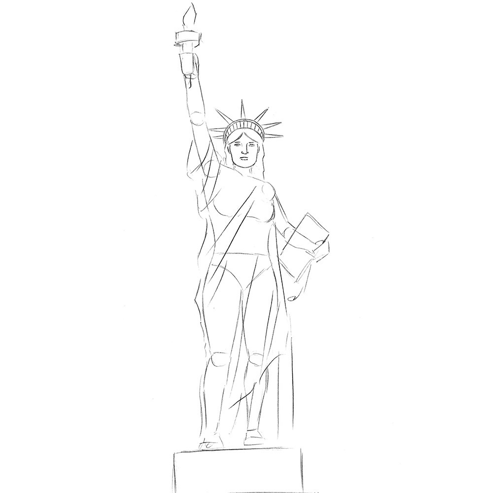 3D головоломка Статуя Свободы (91012)