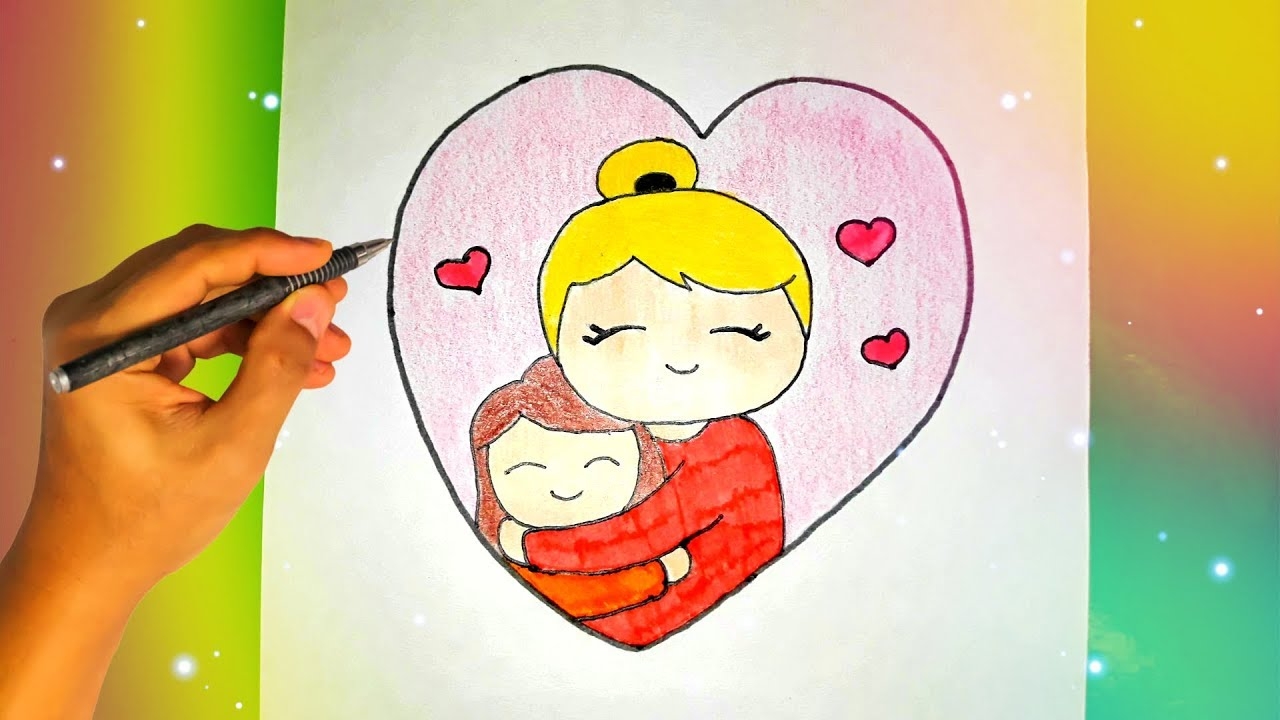 Рисунки ко Дню матери: 60 идей в детский сад и школу