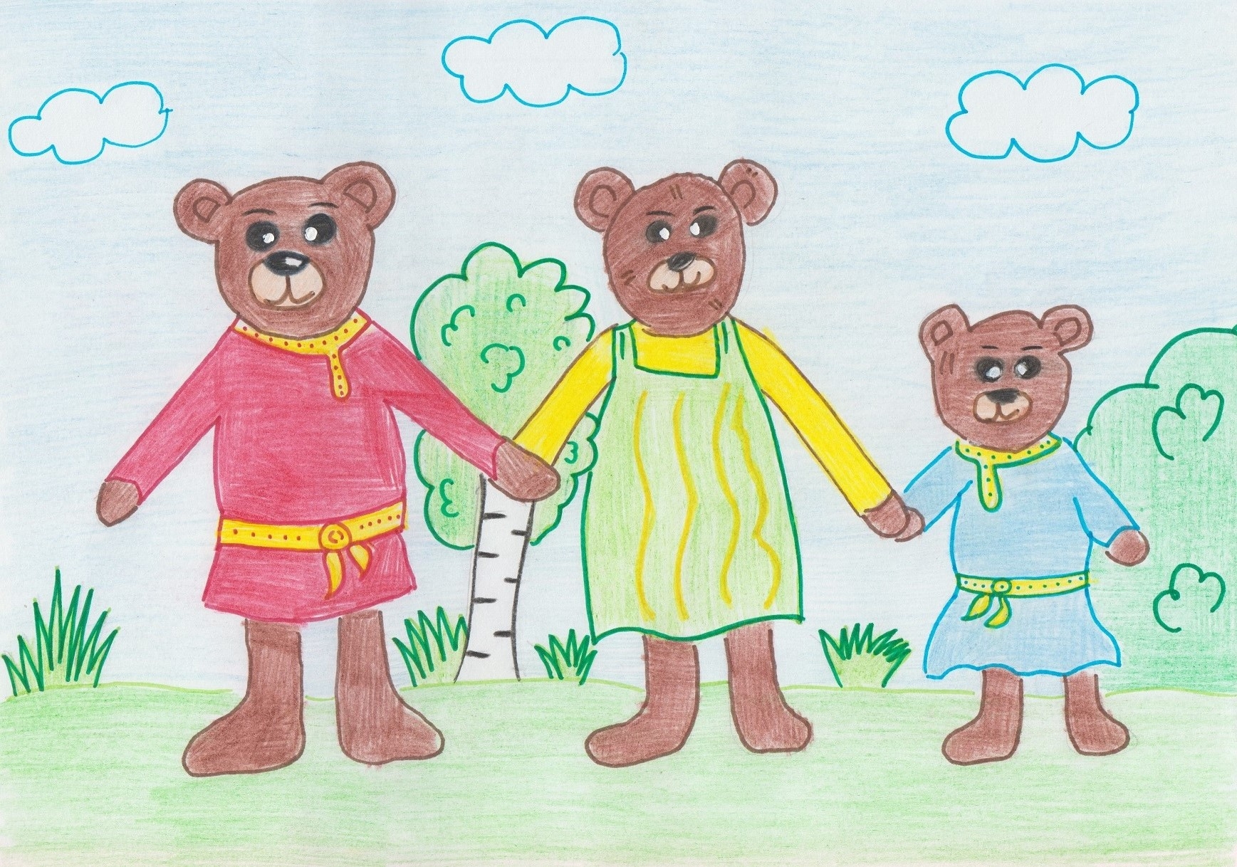 Прикольные картинки из мультика «Маша и Медведь». Рисунки маша и медведь