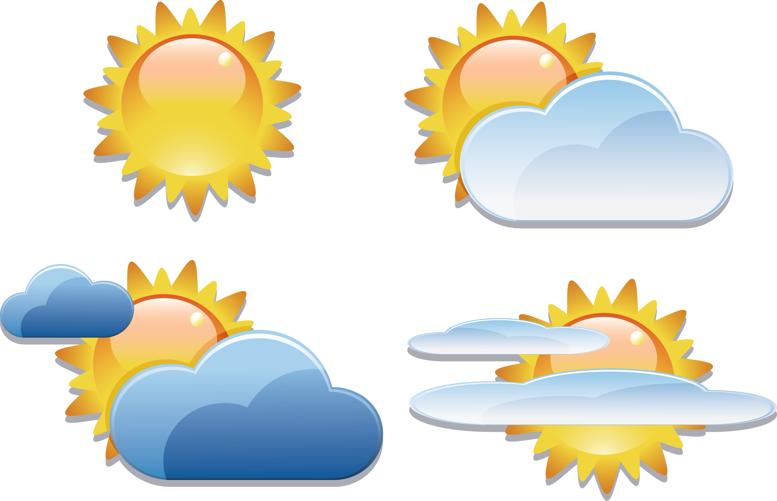 Облачке погода. Солнышко с облаками. Погодные пиктограммы для детей. Облачность для детей. Солнышко и тучка.