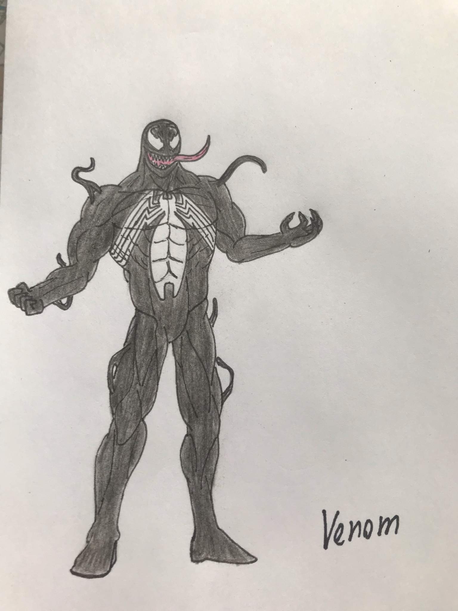 Как Нарисовать Венома По Клеточкам ? / How to Draw a Venom ? / Рисунки по клеточкам #Pixel