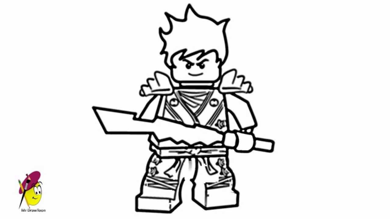 Как нарисовать ниндзя Ллойда Lego Ninjago