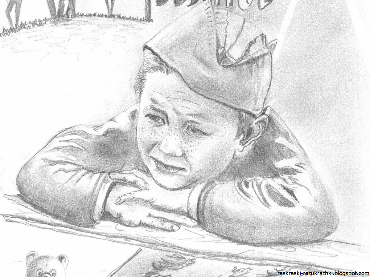 Катаев сын полка читательский дневник иллюстрации. День Победы рисунки карандашом. Рисунок на тему ВОВ карандашом. Всю жизнь он рисовал войну