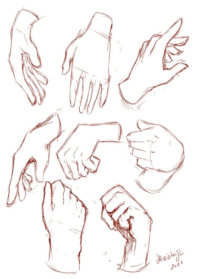Как нарисовать кулак | ❤Lessdraw❤