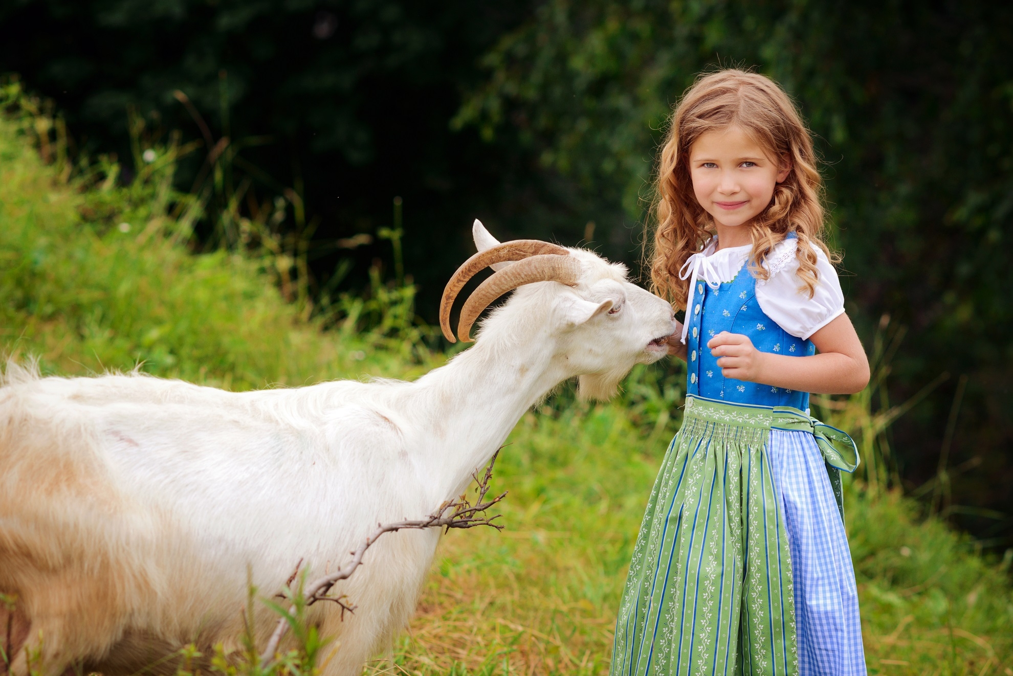 Дети года козы. "Девочка с козлом" (1906). Для детей. Животные. Девочка с козленком. Девочка с козой.