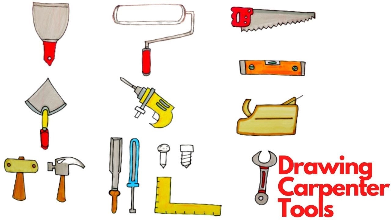 Drawing tool. Строительные инструменты рисунок. Инструменты картинки для детей. Инструменты для рисования. Строительные инструменты рисунок для детей.
