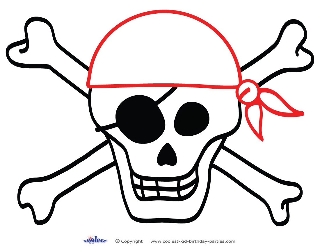 Как реалистично нарисовать логотип Пиратов Карибского моря. Знаменитый череп и два ножа