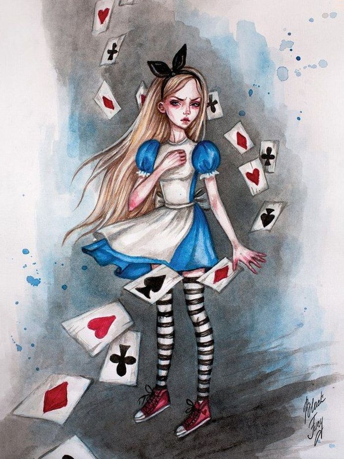 Алиса в Стране Чудес и Рисунок