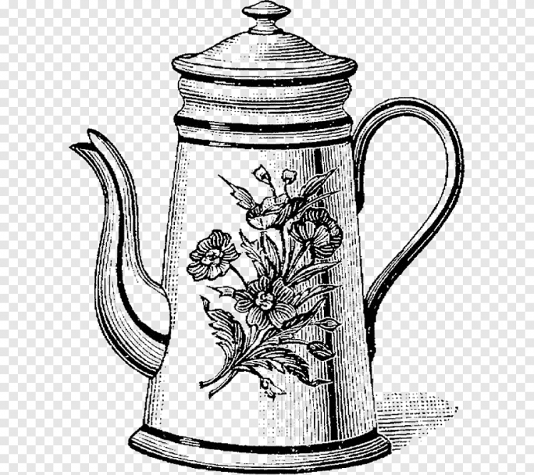 Чайник раскраска для детей