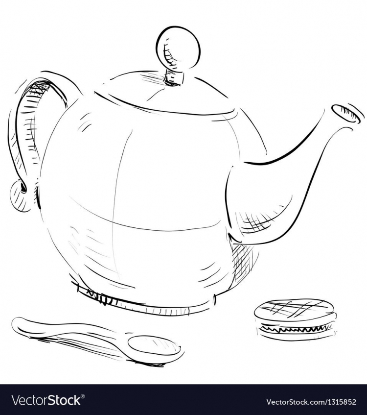 Рисование с натуры чайника