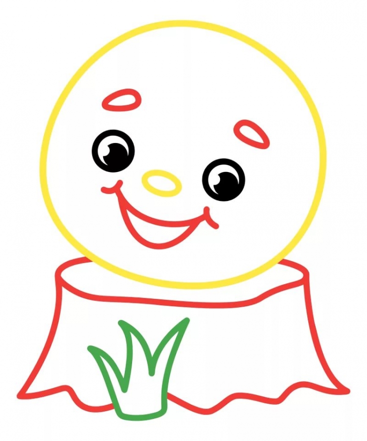 Рисунок на тему Колобок