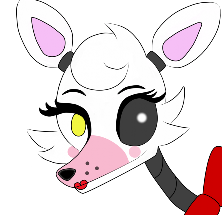 Mangle из ФНАФ лицо