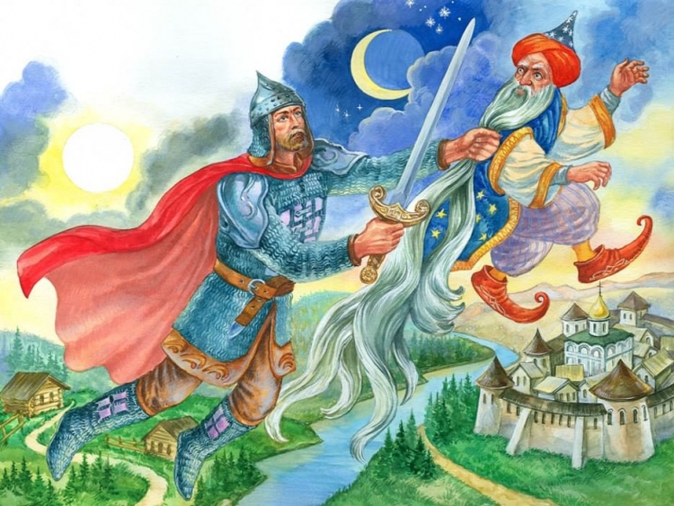 Рисунок по опере Руслан и Людмила