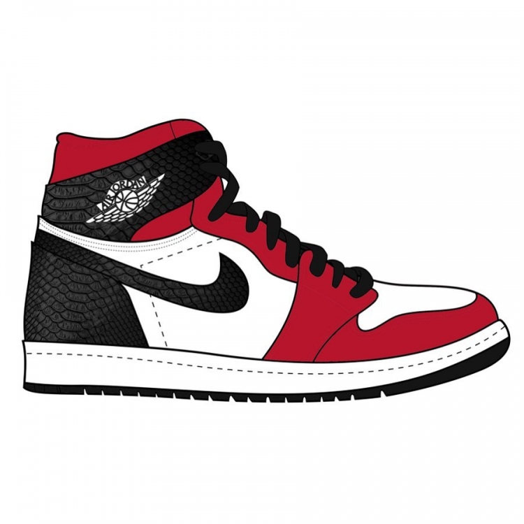 Jordan 1 Satin Snake