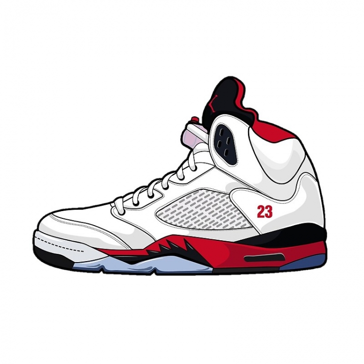 Nike Air Jordan Sneakers vector
