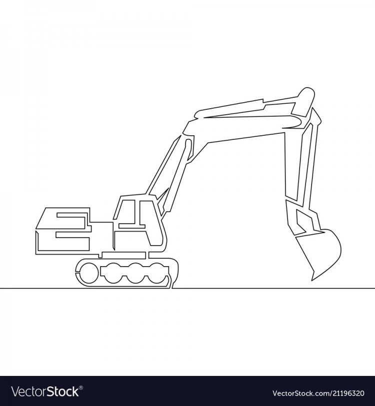 Рисуем экскаватор