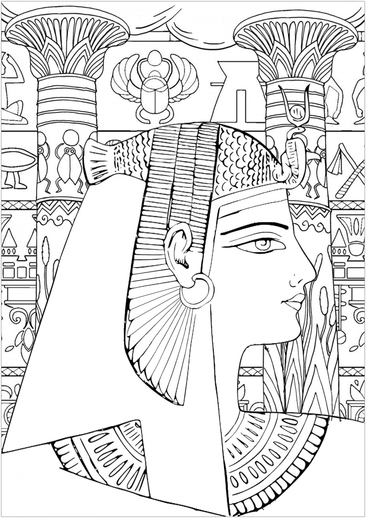 Раскраски египет