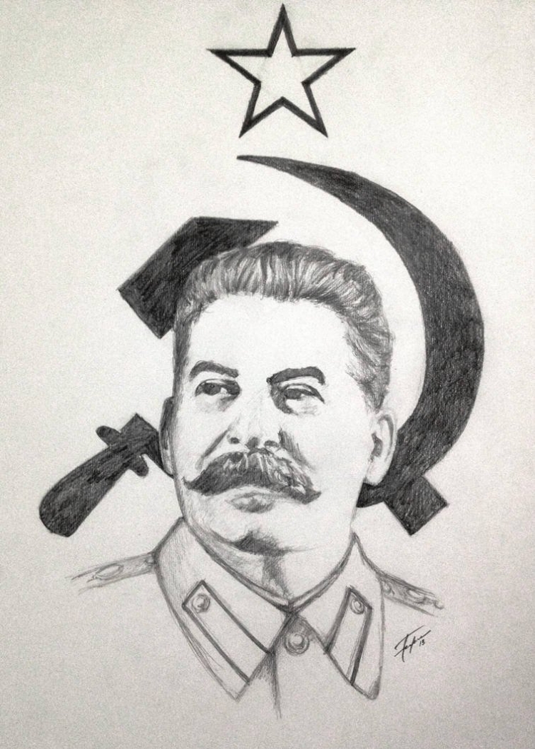 Дети рисуют Сталина