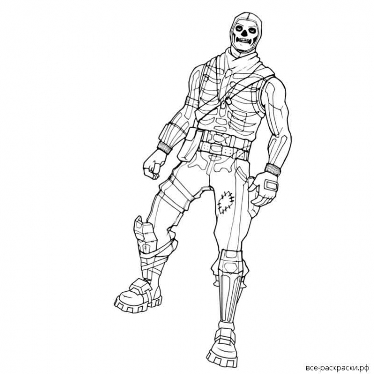 Раскраска Fortnite раскраска