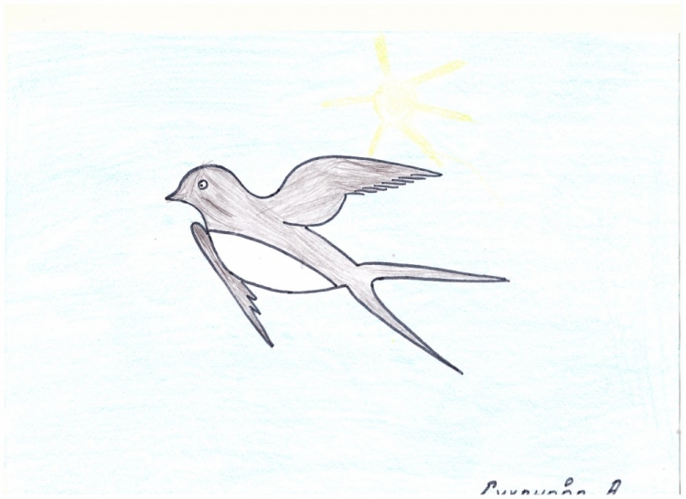 Как нарисовать перелетных птиц