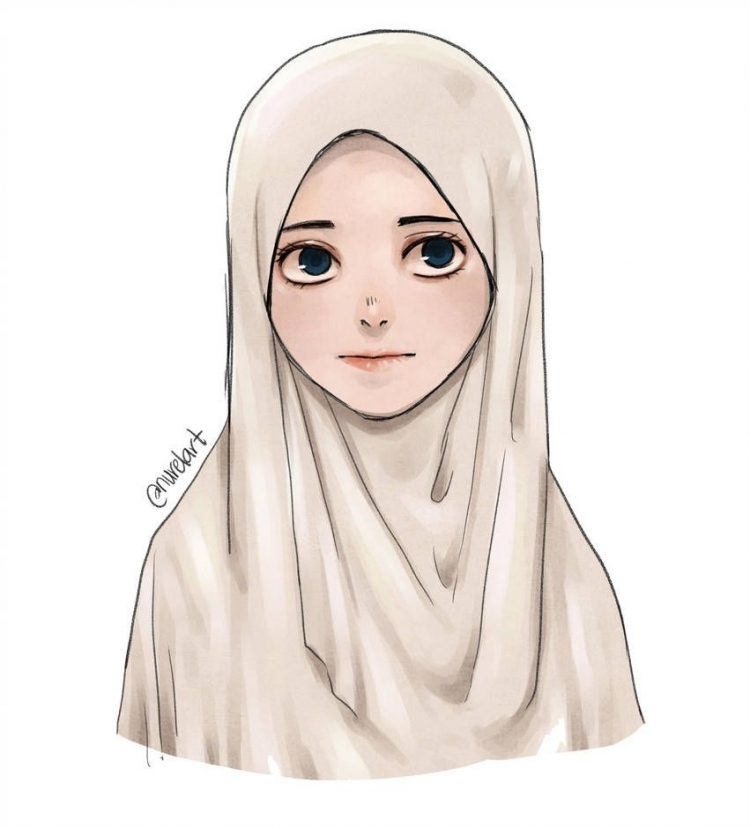 Как нарисовать девушку в хиджабе