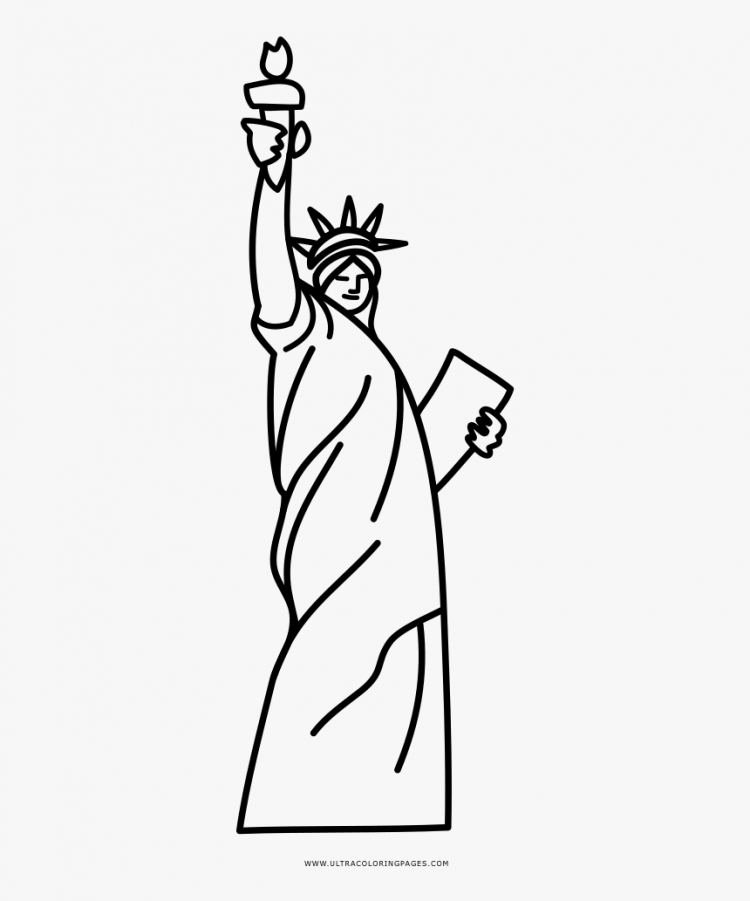 Как нарисовать статую свободы
