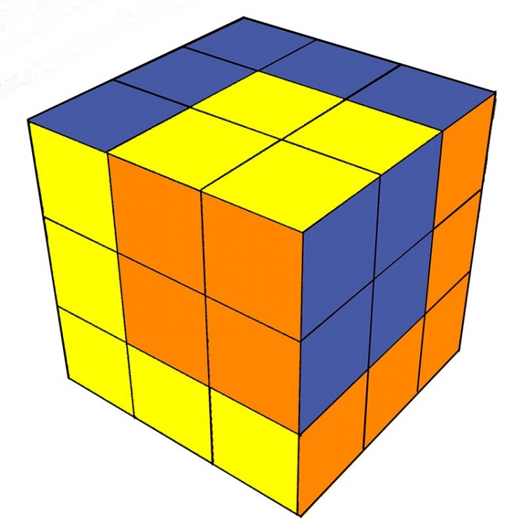 Кубик в кубе узор