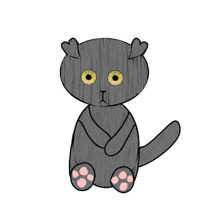 Кот Басик мультяшный