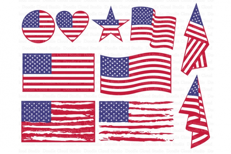 Флаг USA svg