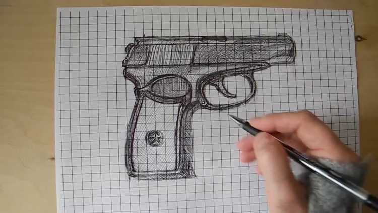 Пиксельный пистолет 16х16