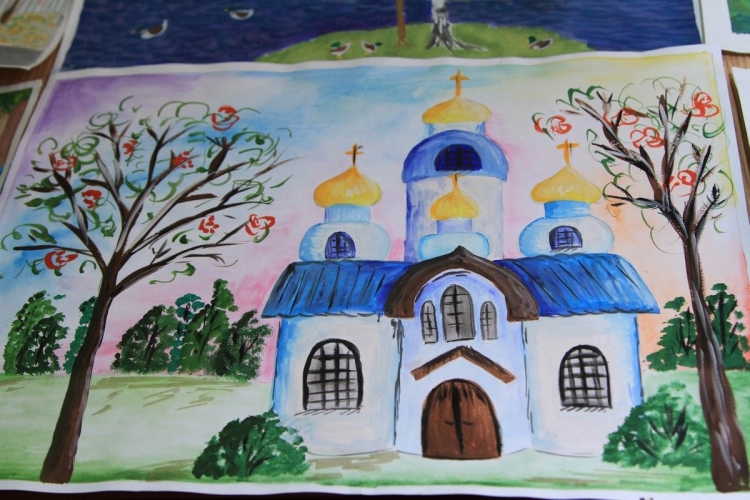 Церкви Йошкар-Олы рисунки