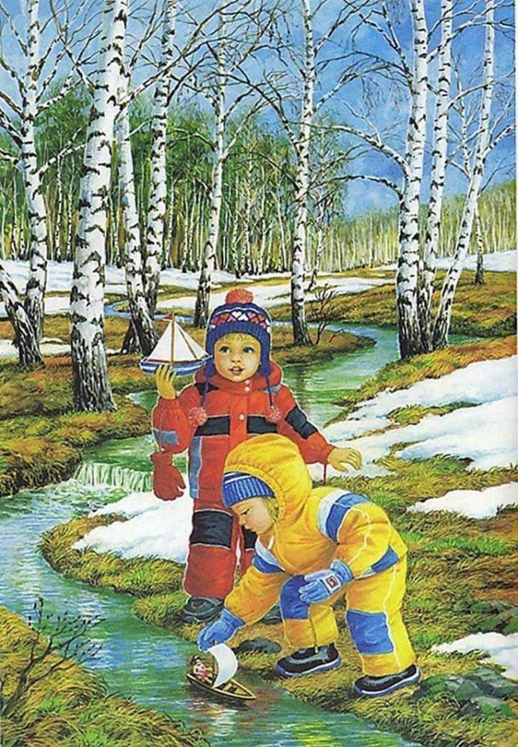 Весна для детей дошкольного возраста