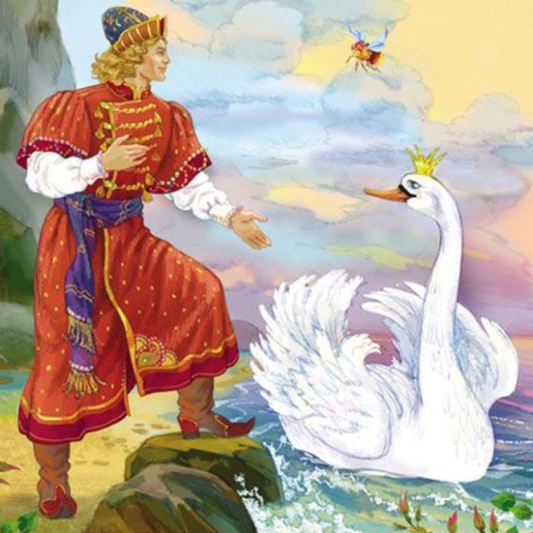 Князь Гвидон и лебедь