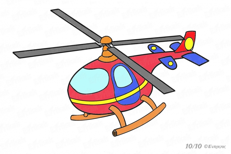 Картинки для детей вертолет