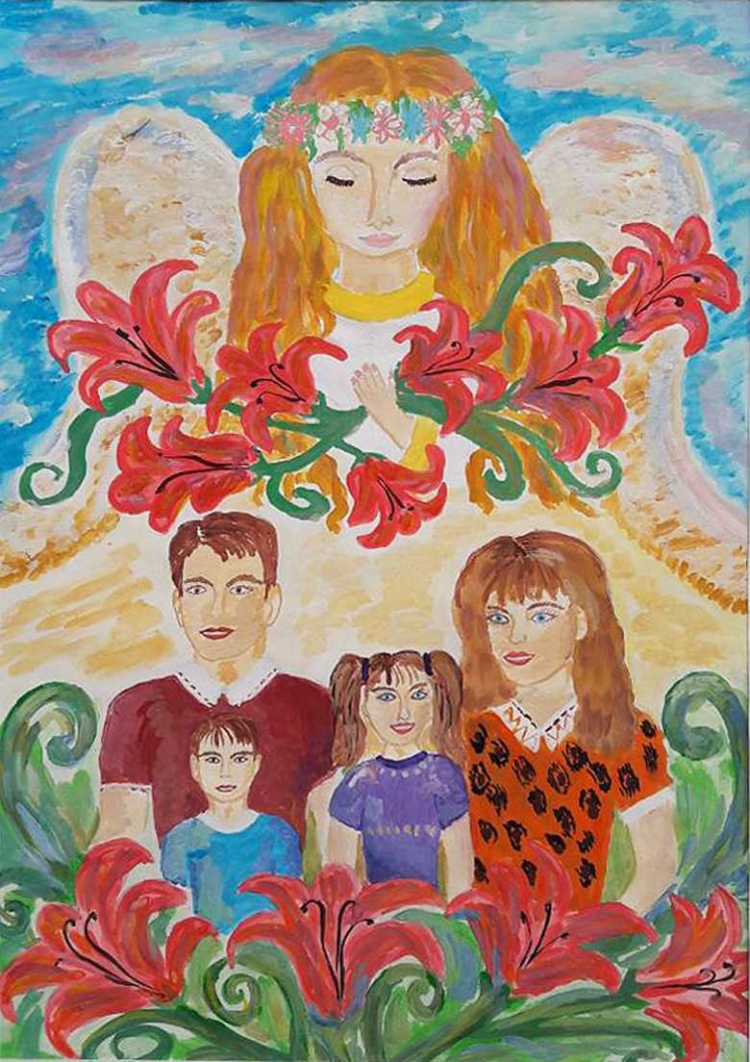 Рисунок на тему моя семья