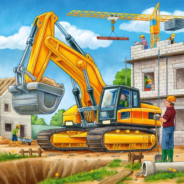 Пазл Ravensburger стройплощадка