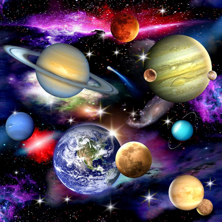 Картинки про космос и планеты для детей